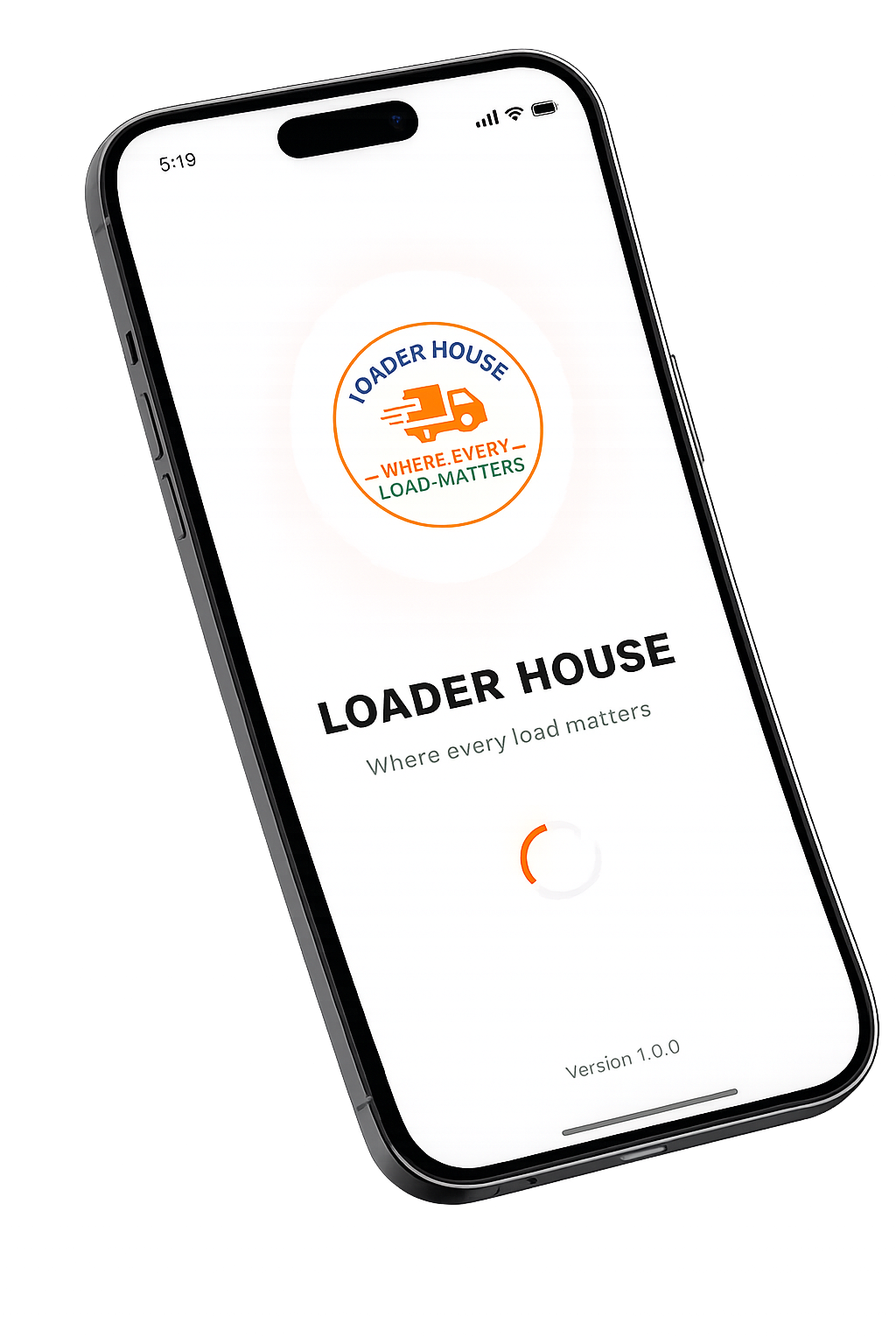 Business delivery app mockup
